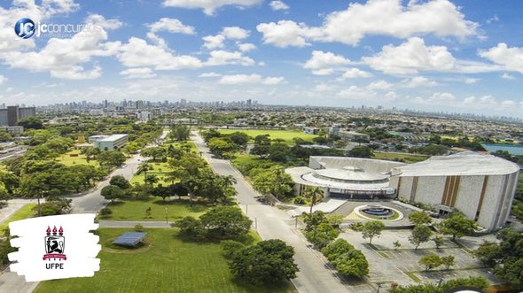 Concurso da UFPE: vista aérea de câmpus da Universidade Federal de Pernambuco - Divulgação
