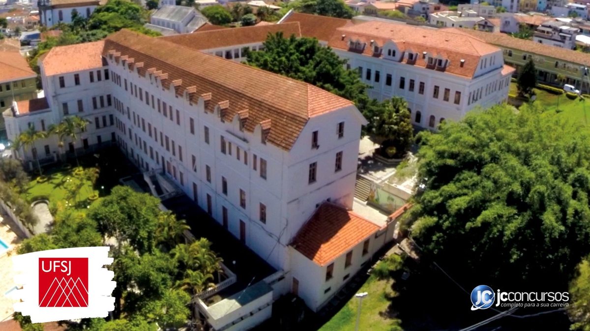 Concurso da UFSJ: vista aérea de câmpus da instituição - Foto: Divulgação