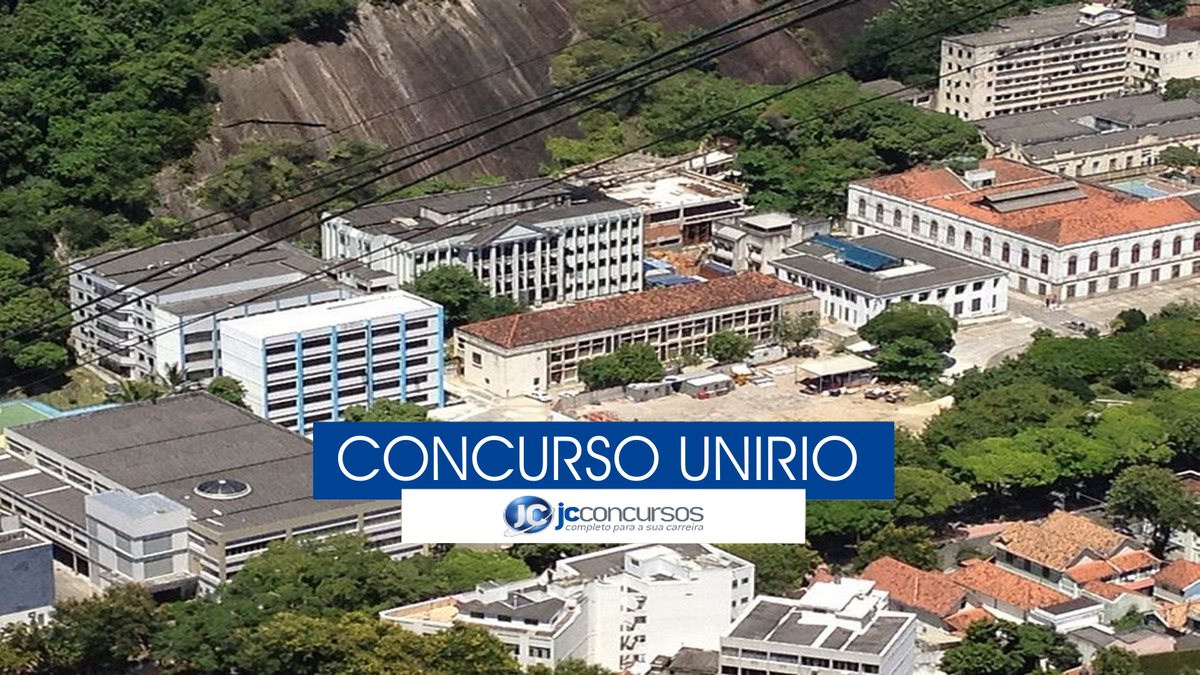 Concurso UniRio - Vista aérea do campus Urca