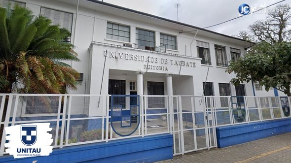 Concurso da Unitau SP: fachada do prédio sede da Reitoria da Universidade de Taubaté - Google Street View