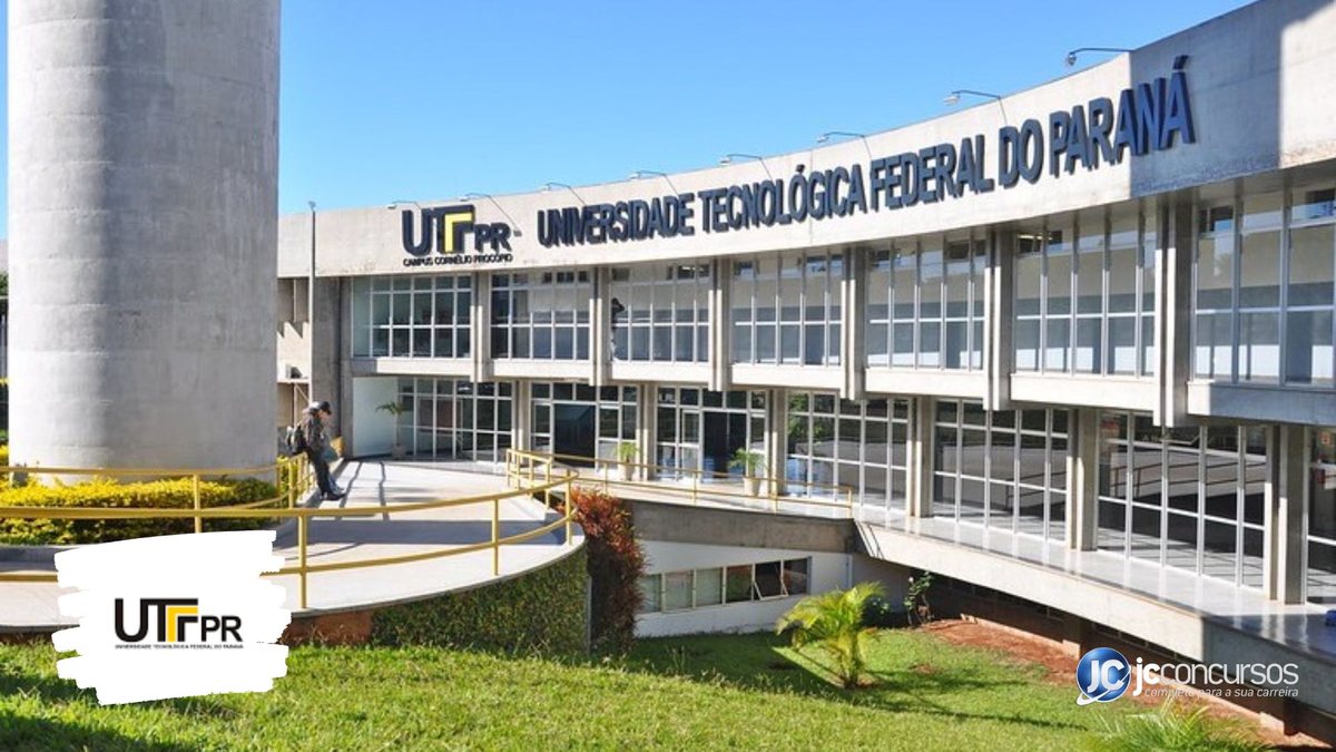 Concurso da UTFPR: fachada do campus Cornélio Procópio