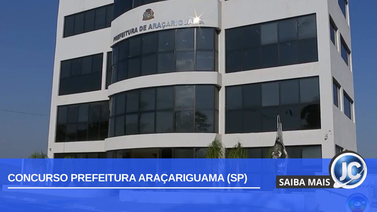 Concurso Prefeitura Araçariguama SP: fachada da Prefeitura