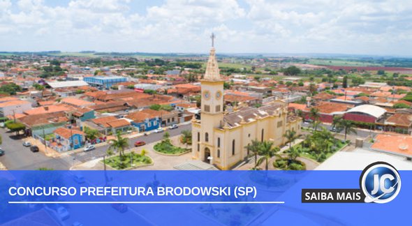 Concurso Prefeitura Brodowski SP: imagem do centro da cidade - Divulgação