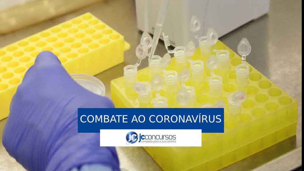 Coronavírus: amostras para teste em laboratório de diagnóstico da Fiocruz