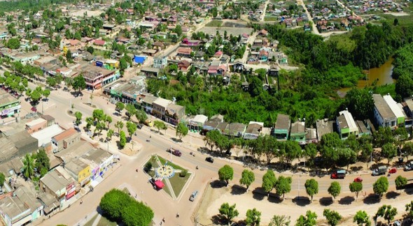 Vista aérea do município de Uruará, no Estado do Pará - Divulgação