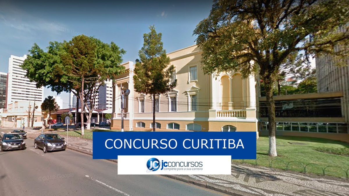 Concurso Câmara Curitiba: frente do órgão