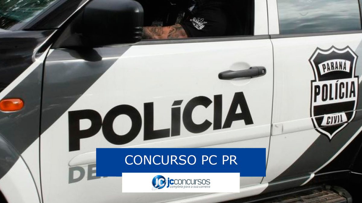 Concurso PC PR: viatura da Polícia Civil do PR