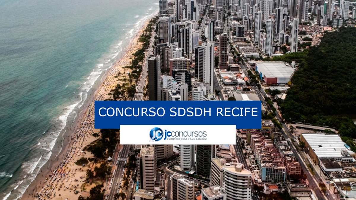 Concurso SDSDH de Recife: vista aérea da cidade