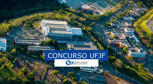 Concurso UFJF - vista aérea da Universidade Federal de Juiz de Fora - Divulgação