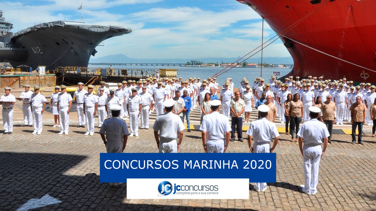 Concursos Marinha 2020: vagas em vários cargos