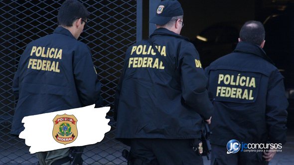 Agentes da polícia federal de costas - Divulgação