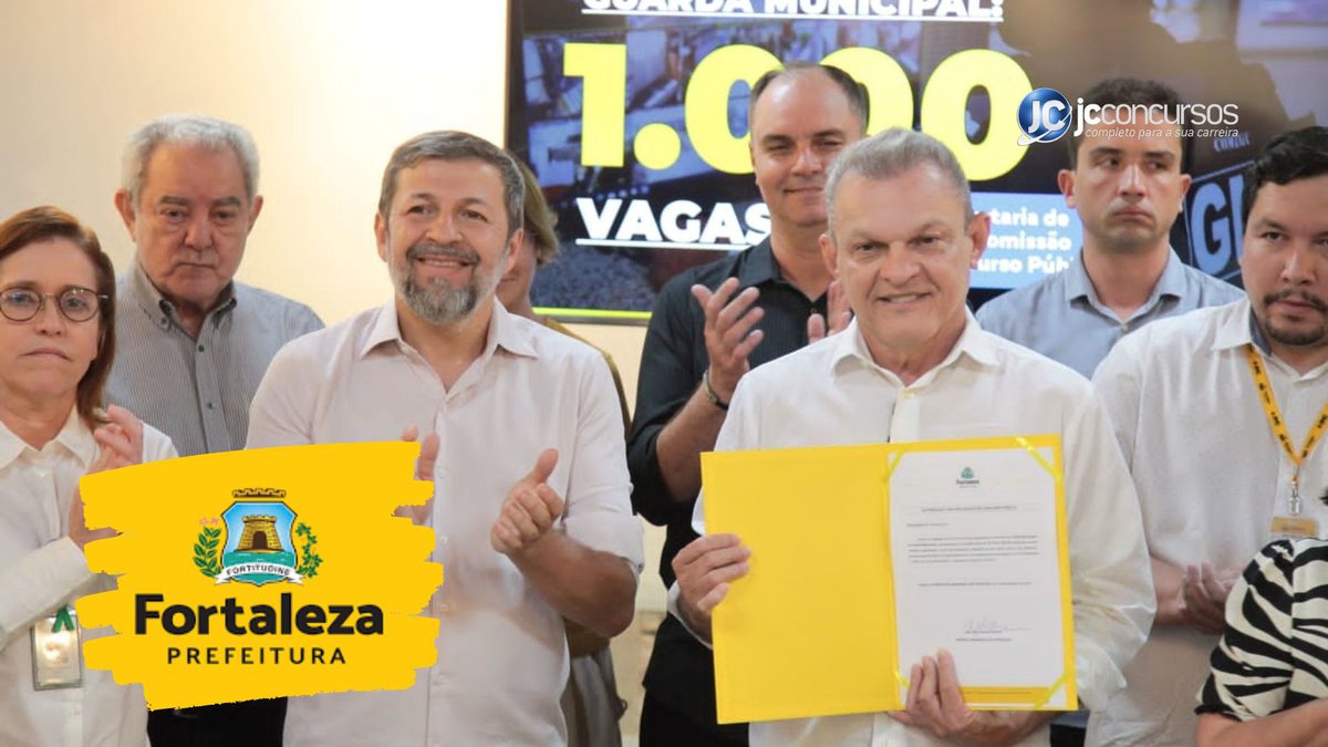 Concurso Prefeitura Fortaleza CE: prefeito anuncia 1.417 vagas para diversos cargos