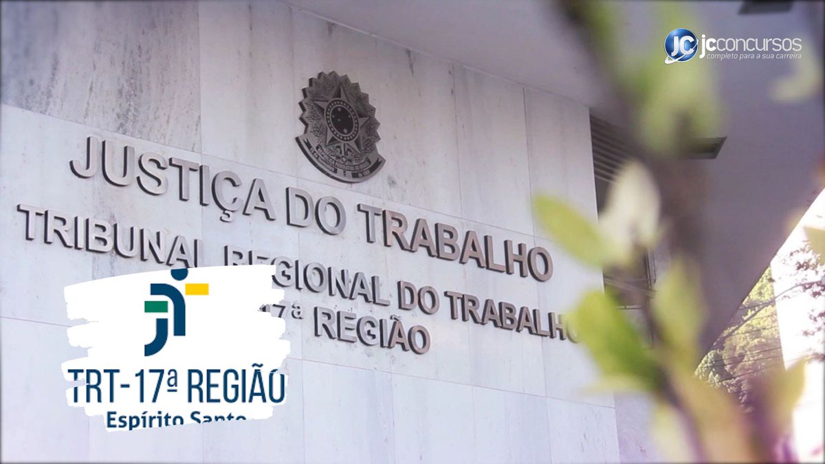 Concurso TRT 17 ES: fachada do Tribunal Regional do Trabalho da 17ª Região